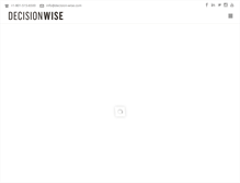 Tablet Screenshot of decision-wise.com